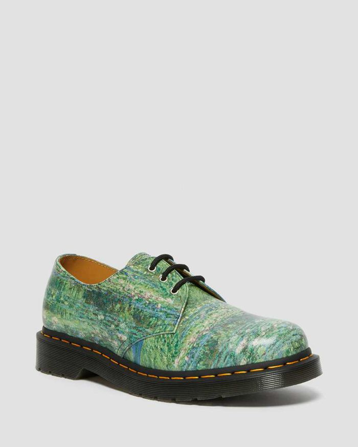 Dr Martens Oxfords Herre Grønn 1461 The National Gallery Monet 8610MPNZG